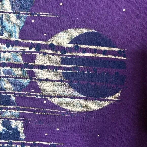 Vintage 90s Steamboat Colorado Wrap Around Crewneck Sweatshirt Size L - Picture 7 of 9